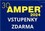 Vstupy na veletrh AMPER 2024 pro naše zákazníky ZDARMA